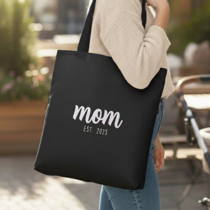 Mum Established New Mum Gift Tote Bag