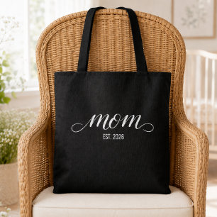 Mum Established New Mum Gift Tote Bag