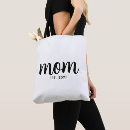 Mum Established New Mum Gift Tote Bag