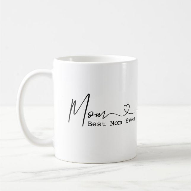 Mum Established | Personalised  Coffee Mug Gift (Left)