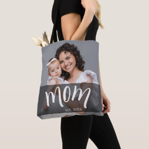 Mum Established Photo Gift for New Mama Tote Bag