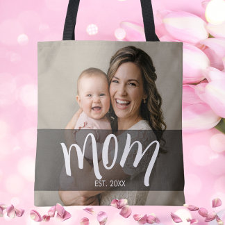 Mum Established Photo Gift for New Mama Tote Bag