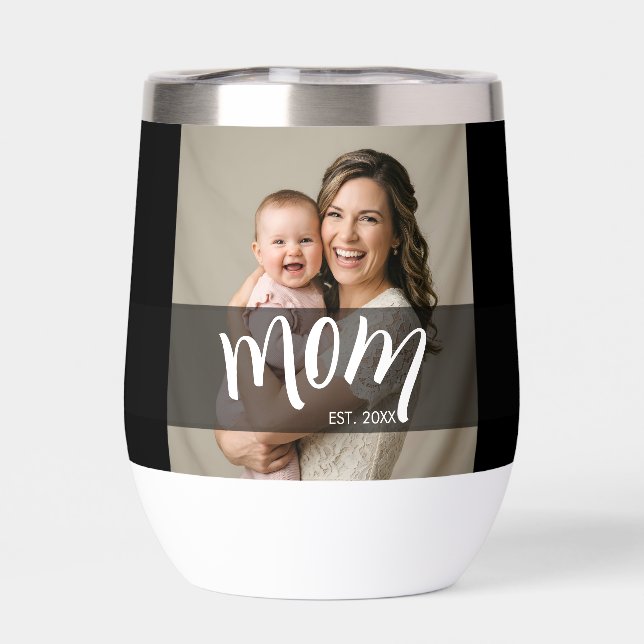 Mum Established Photo Gift for New Mother (Back)