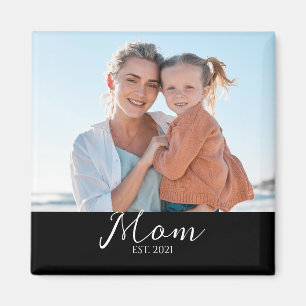 Mum Established Photo Gift Magnet