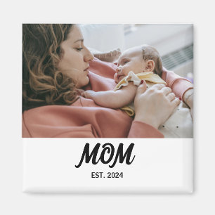 Mum Established Photo Gift Magnet