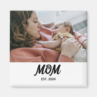 Mum Established Photo Gift Magnet