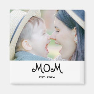 Mum Established Photo Gift Magnet