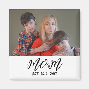 Mum Established Photo Gift Magnet