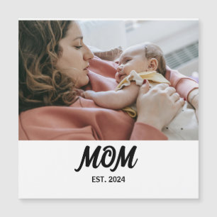 Mum Established Photo Gift Magnet