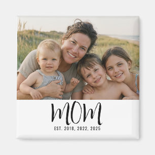 Mum Established Photo Gift  Magnet