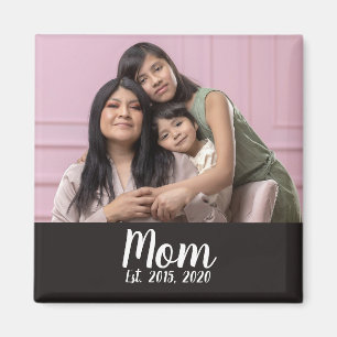 Mum Established Photo Gift Magnet