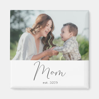 Mum Established Photo Gift Magnet