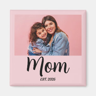 Mum Established Photo Gift Magnet