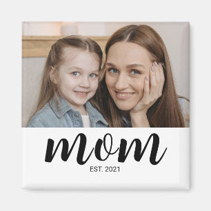 Mum Established Photo Gift Magnet