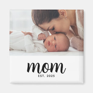 Mum Established Photo Gift Magnet