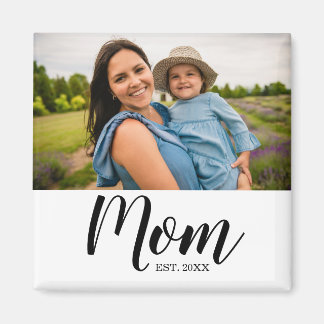 Mum Established Photo Gift Magnet