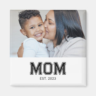 Mum Established Photo Gift Magnet