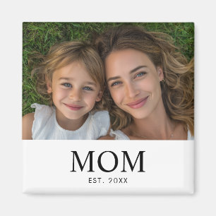 Mum Established Photo Gift Magnet