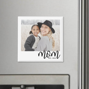 Mum Established Photo Gift Magnet