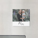 Mum Established Photo Gift Magnet<br><div class="desc">Celebrate the year she officially became a Mum with this stylish and thoughtful magnet. Featuring a modern, clean design, the word "Mum" is boldly displayed with "Est." followed by the customisable year. Your favourite mum photo completes the design in a large format that takes centre stage. It's the perfect gift...</div>