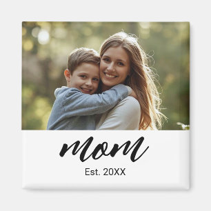 Mum Established Photo Gift Magnet