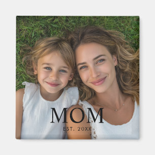 Mum Established Photo Gift Magnet