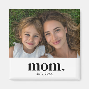 Mum Established Photo Gift  Magnet