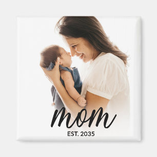 Mum Established Photo Gift Magnet