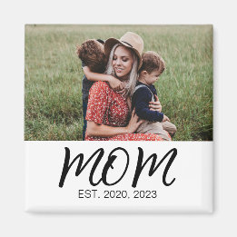 Mum Established Photo Gift  Magnet