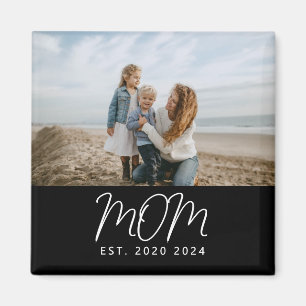 Mum Established Photo Gift Magnet