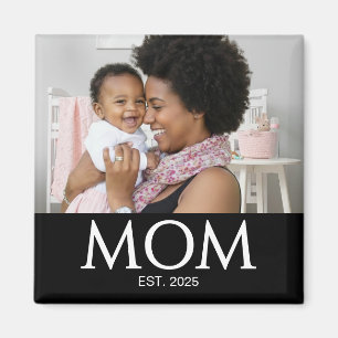 Mum Established Photo Gift Magnet