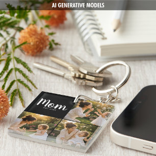 Mum Established Photo Memory Gift for Her Key Ring