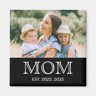 Mum Established Photo Mother's Day Magnet