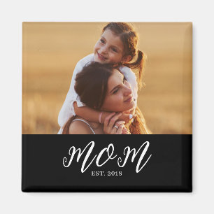 Mum Established Photo Mother's Day Magnet
