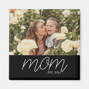 Mum Established Photo Mother's Day Magnet