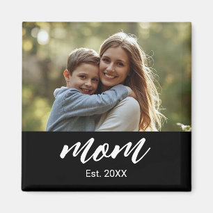 Mum Established Photo Mother's Day Magnet