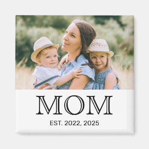 Mum Established Photo Mother's Day Magnet