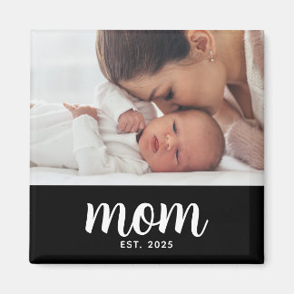 Mum Established Photo Mother's Day Magnet