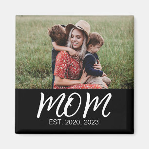 Mum Established Photo Mother's Day Magnet