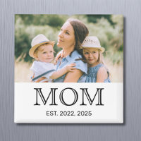 Mum Established Photo Mother's Day Magnet