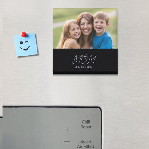Mum Established Photo Mother's Day  Magnet