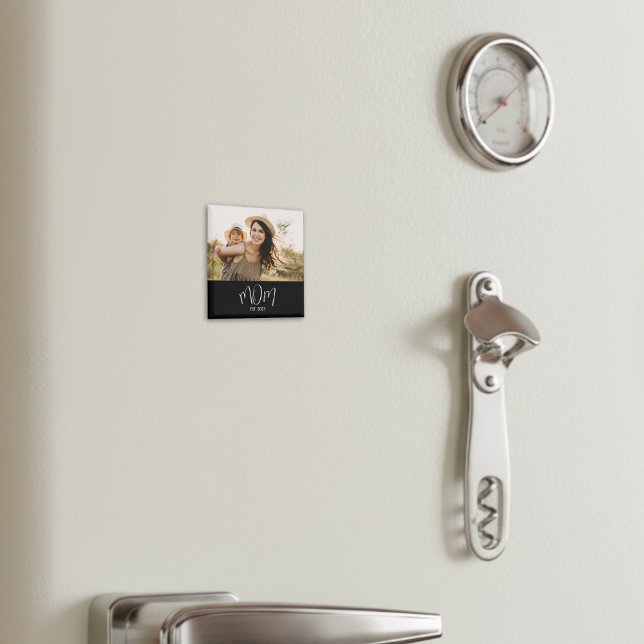 Mum Established Photo Mother's Day Magnet (Creator Uploaded)