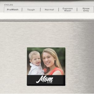 Mum Established Photo Mother's Day Magnet