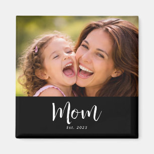 Mum Established Photo Mother's Day Magnet