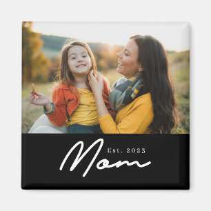 Mum Established Photo Mother's Day Magnet