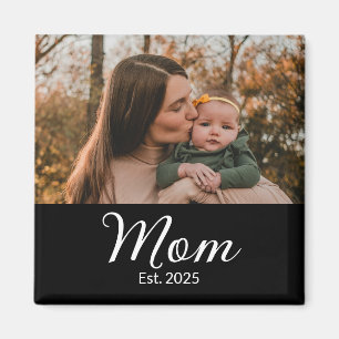 Mum Established Photo Mother's Day Magnet