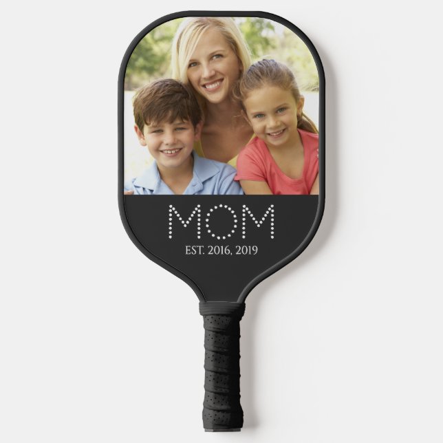 Mum Established Photo  Pickleball Paddle (Front)
