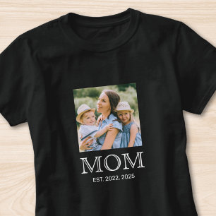 Mum Established Photo  T-Shirt