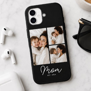 Mum Established Script Black 3 Photo iPhone 16 Case