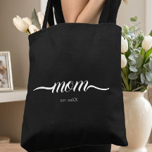 Mum Established Script Custom Year Mother